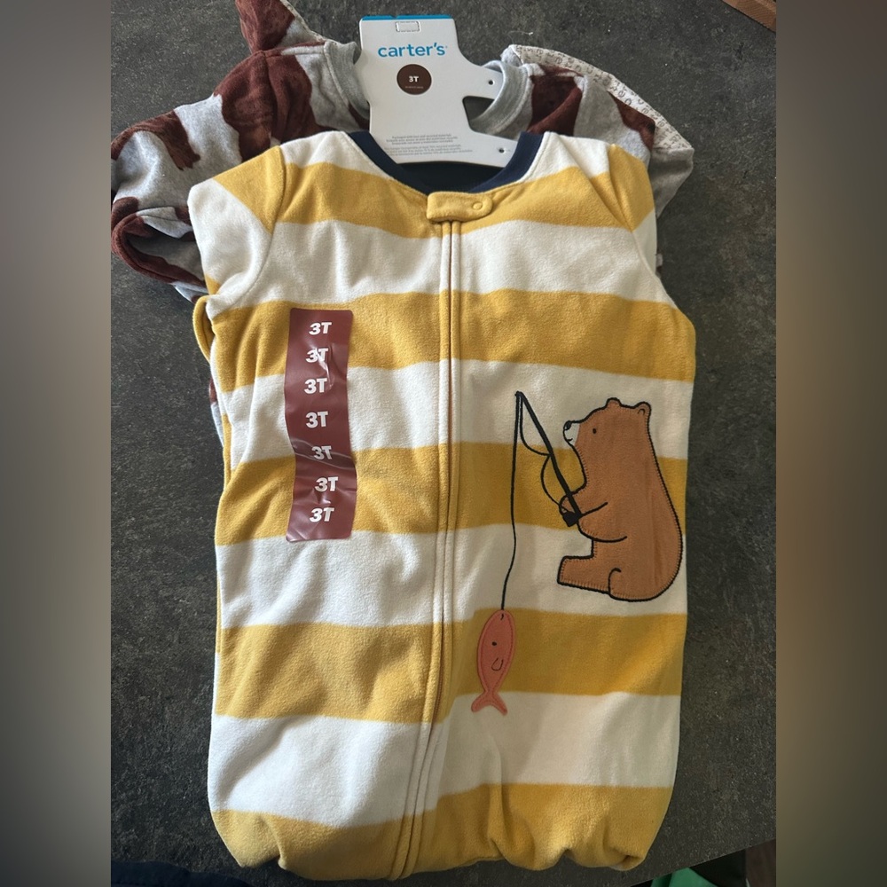 CARTERS 2pack pajamas